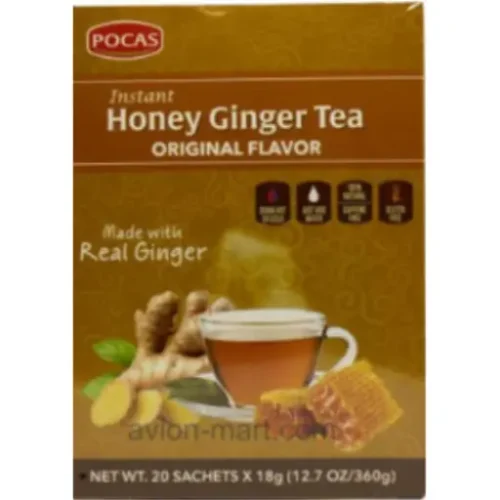 Pocas Instant Honey Ginger Tea 360GM