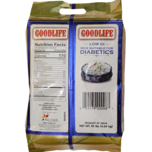 GoodLife Low GI Rice Suitable For Diabetics – 10LBS