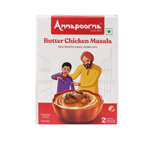 Annapoorna Butter Chicken Masala - 200GM - AvionMart