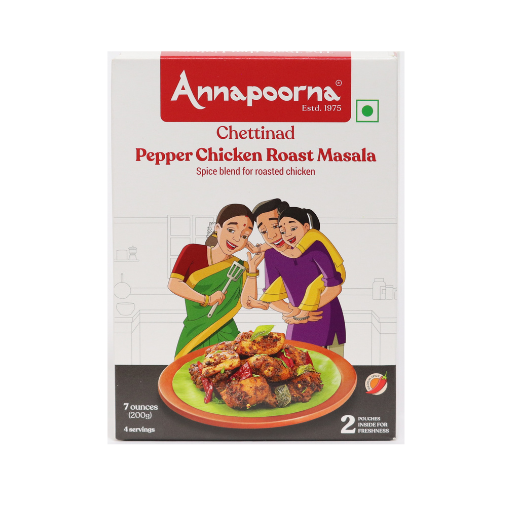 Annapoorna Chettinad Pepper Chicken Roast Masala - 200GM