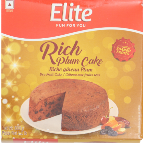 Elite Rich Plum Cake – 500GM
