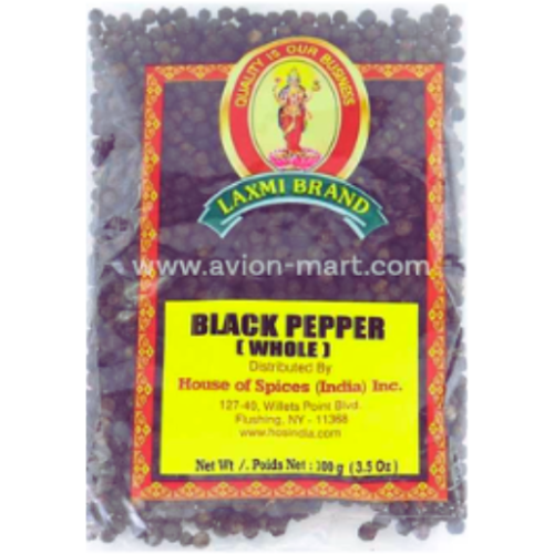 Laxmi Black Pepper Whole – 100GM
