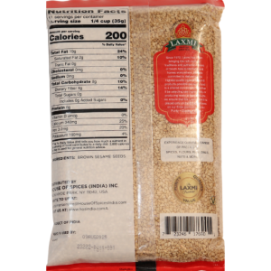 Laxmi Brown Sesame Seeds – 400GM(NONGMO)