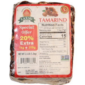 Laxmi Tamarind Seedless(Slab) – 1.2KG