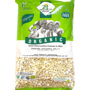 24 Mantra Organic Roasted Chickpea Split 908GM