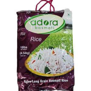 Adora Extra Long Grain Basmati Rice 4.54KG