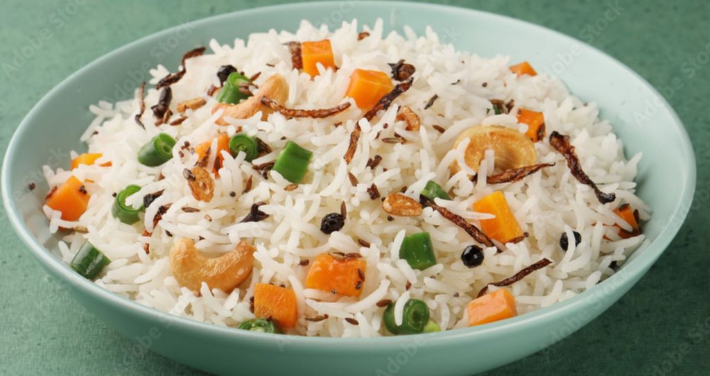 Here's a basic recipe for making Vegetable Pulao, a delicious and aromatic Indian rice dish