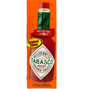 Tabasco Pepper Sauce – 12 FL. OZ.