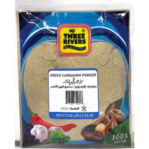 Three Rivers Green Cardamom Powder 100GM