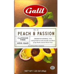 Galil Peach Passion Fruit Herbal Tea 35GM