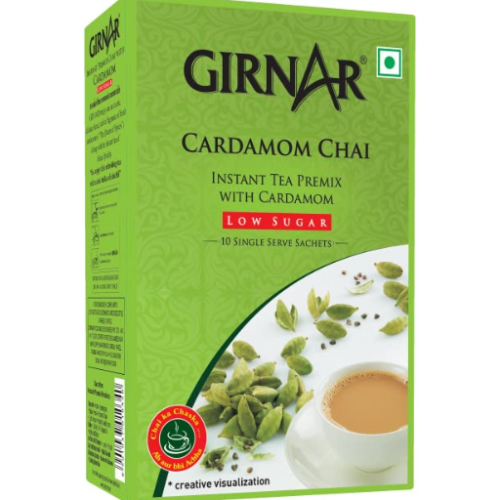 Girnar Instant Cardamom Chai Unsweetened 120GM