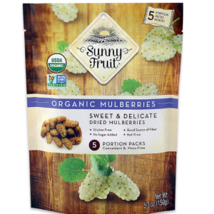 Sunny Fruit Organic Mulberries 150GM