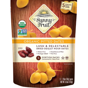 Sunny Fruit Organic Pitted Dates 250GM