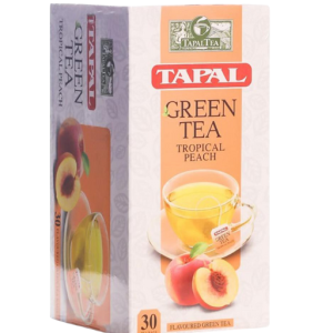 Tapal Green Tea Tropical Peach 30 Bags 45GM