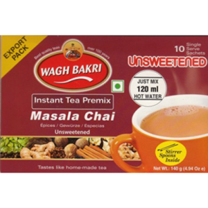 Wagh Bakri Unsweetened Masala Chai 140GM