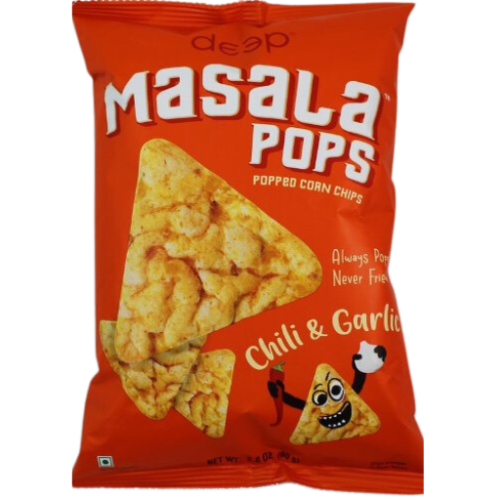 Deep Masala Pops Chili and Garlic 80GM