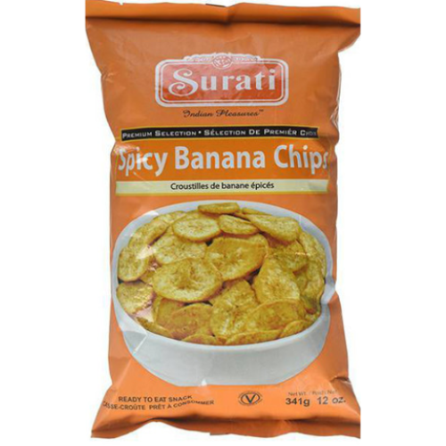 Surati Spicy Banana Chips 340GM