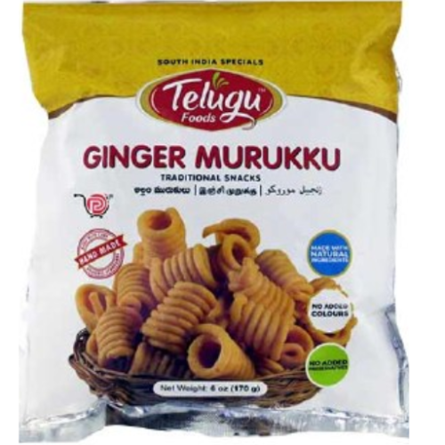 Telugu Foods Ginger Murukku 170GM