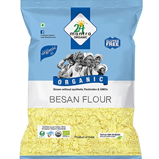 24 Mantra Organic Besan Flour - 907GM