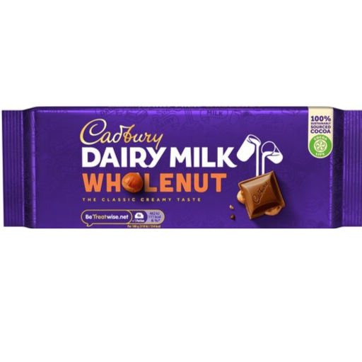 Cadbury Diary Milk Wholenut 180GM