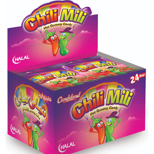 Chili Mili Candy Box 24 Pack - 180GM