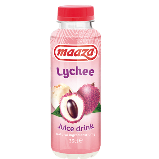 Maaza Lychee Glass Bottle 330ML