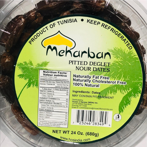 Meharban Pitted Dates 680GM