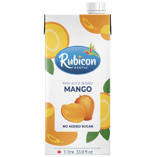 Rubicon No Sugar Added Mango 1L