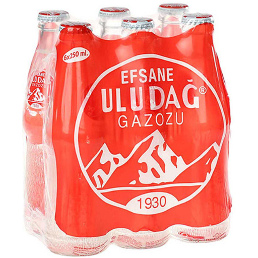 Uludag Gazoz Mixed Fruit 250ML per bottle