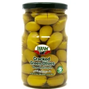 Ikram Cracked Green Oilves 700GM