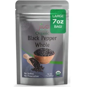 Jiva Organic Black Pepper Whole 200GM