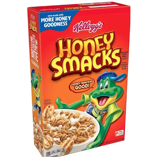 Kellogg’s Honey Smacks Cereal 433GM