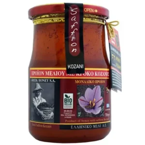 Kozani Greek Honey With Saffron 720GM