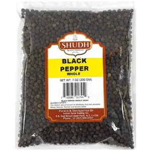 Shudh Black Pepper Whole 200GM