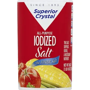 Superior Crystal Iodized Salt 454GM