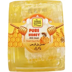 Three Rivers Honey With Comb 454GM