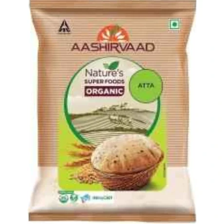 Aashirvaad Organic Whole Wheat Atta Export Pk 4.5KG