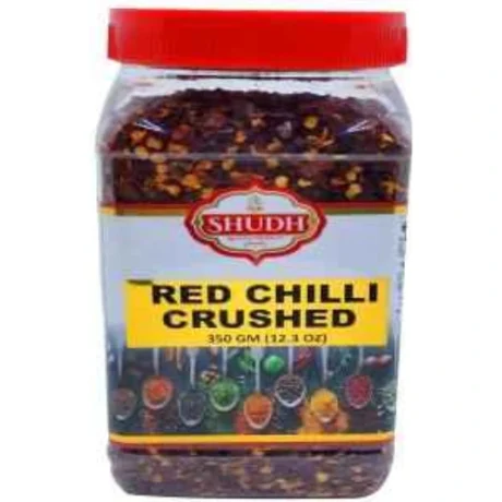 Shudh Red Chilli Crushed Jar 400GM