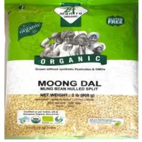 24 Mantra Organic Moong Dal Split 907GM